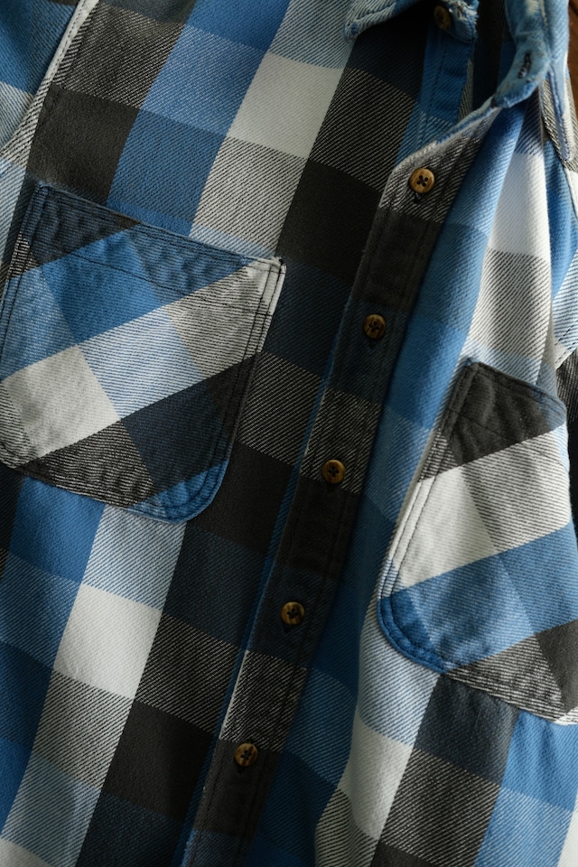 Utah/80's "unknown" heavy cotton flannel shirt