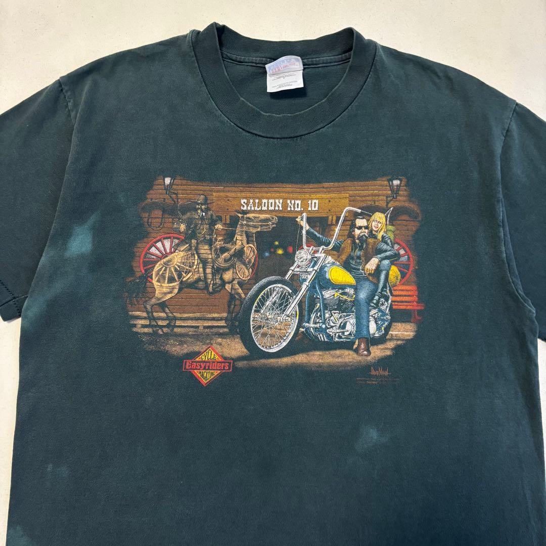 90s INDIAN MOTOCYCLE インディアン Tシャツ L ビンテージ シングル