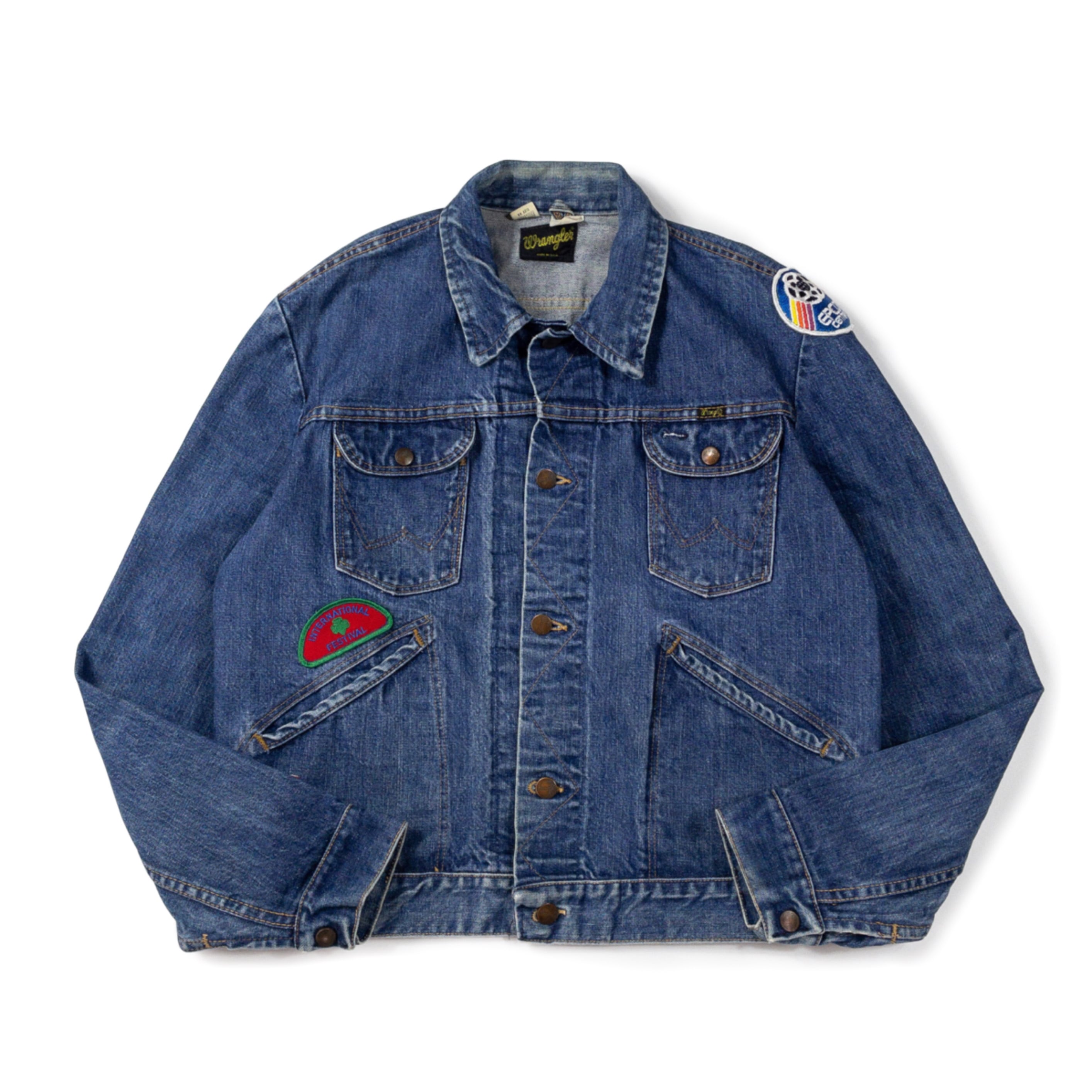 日本製 90年代 復刻 Wrangler ラングラー デニムジャケット 124MJ