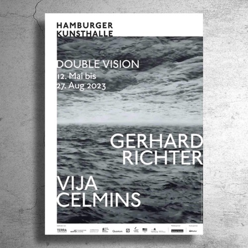 現地完売品！現代美術家『ゲルハルト・リヒター』2023年ドイツでの展示ポスター