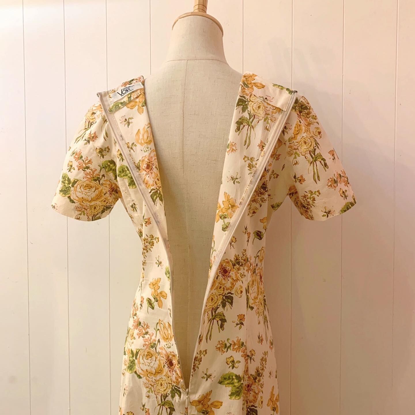 / orange rose one-piece