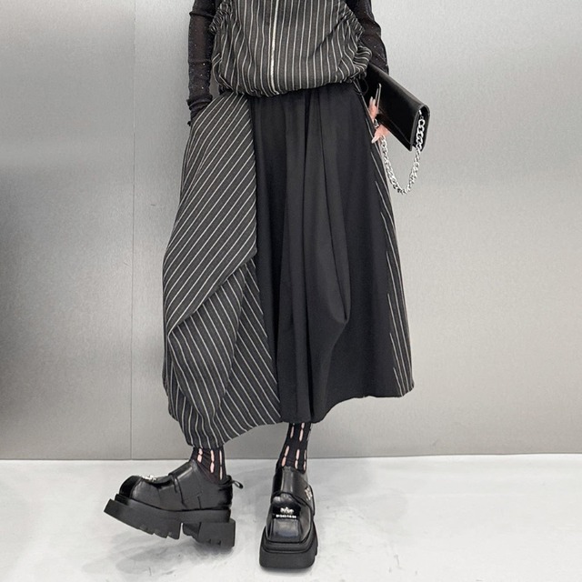 Pinstripe zip vest setup C1627