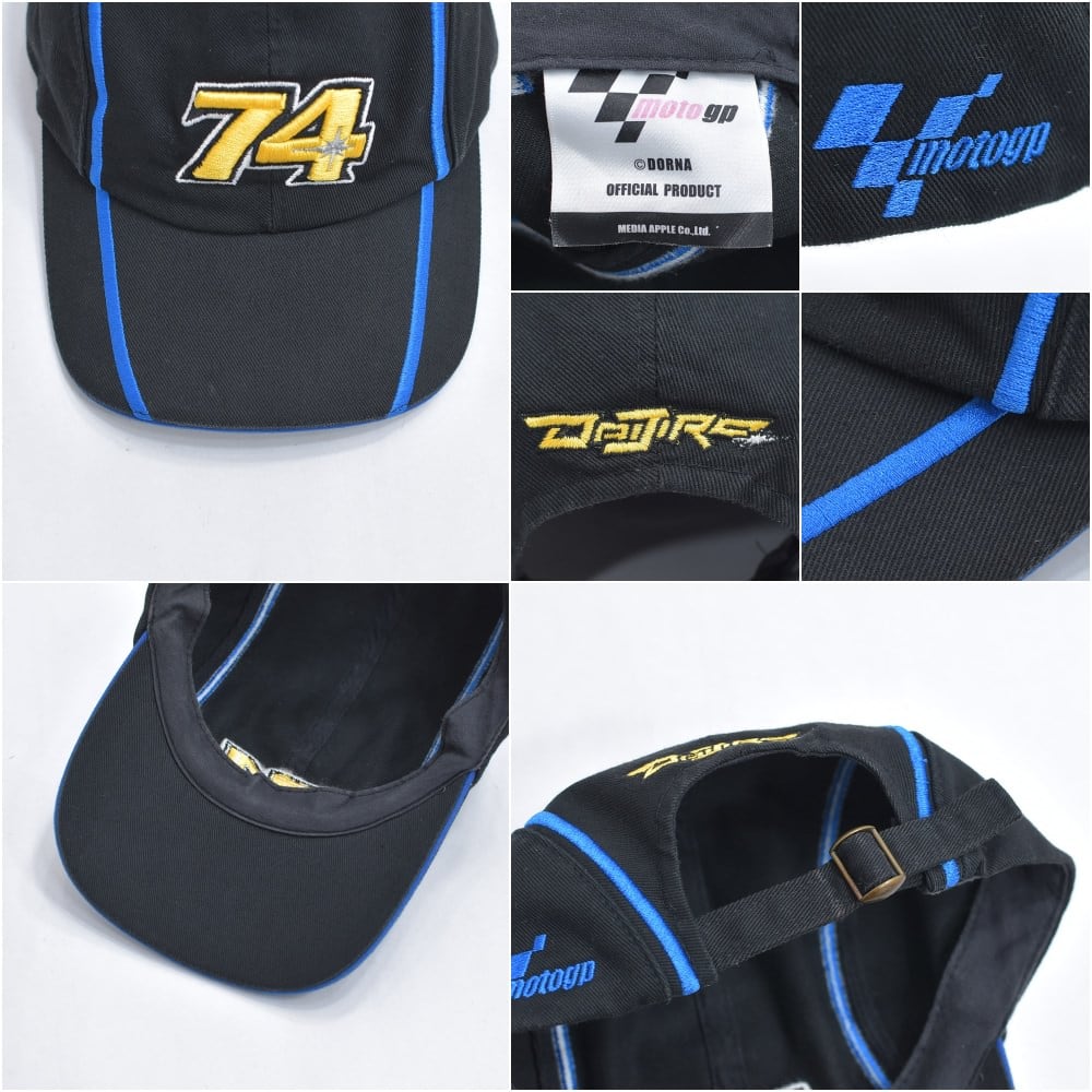 motogp ナンバー刺繍 4パネルキャップ 4panel ヴィンテージ 帽子 motogp ナンバー刺繍 4パネルキャップ 4panel ヴィンテージ 帽子
