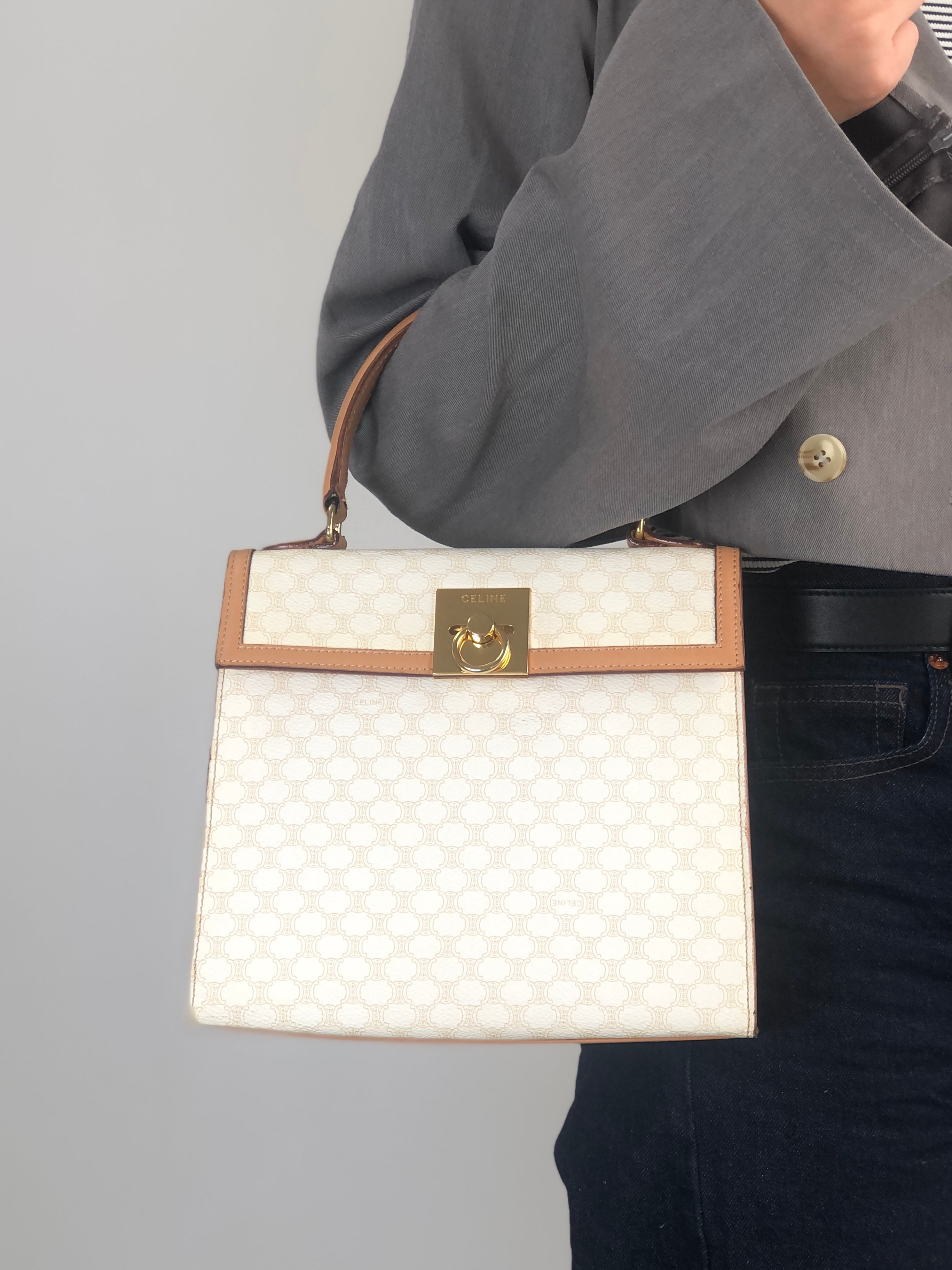 CELINE♡レザーツーウェイバック 2wayバッグ | VintageShop solo