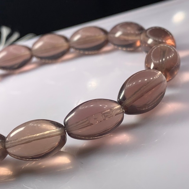 希少カラー✩大人可愛いフローライトブレスレットーRICEー