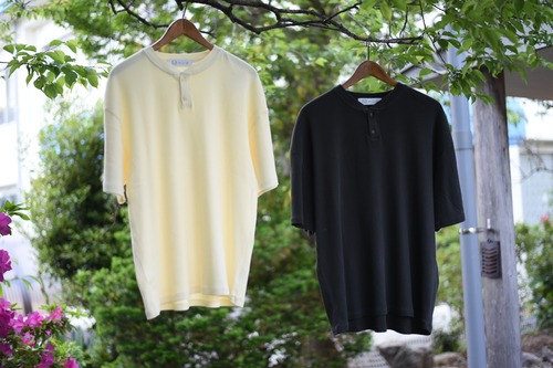 MCWオリジナル　ヘンリーネックTシャツ