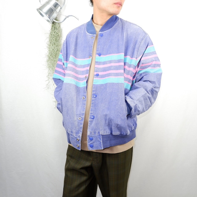 [XL] Wrangler Pastel Denim Blouson | デニム ブルゾン ジャケット