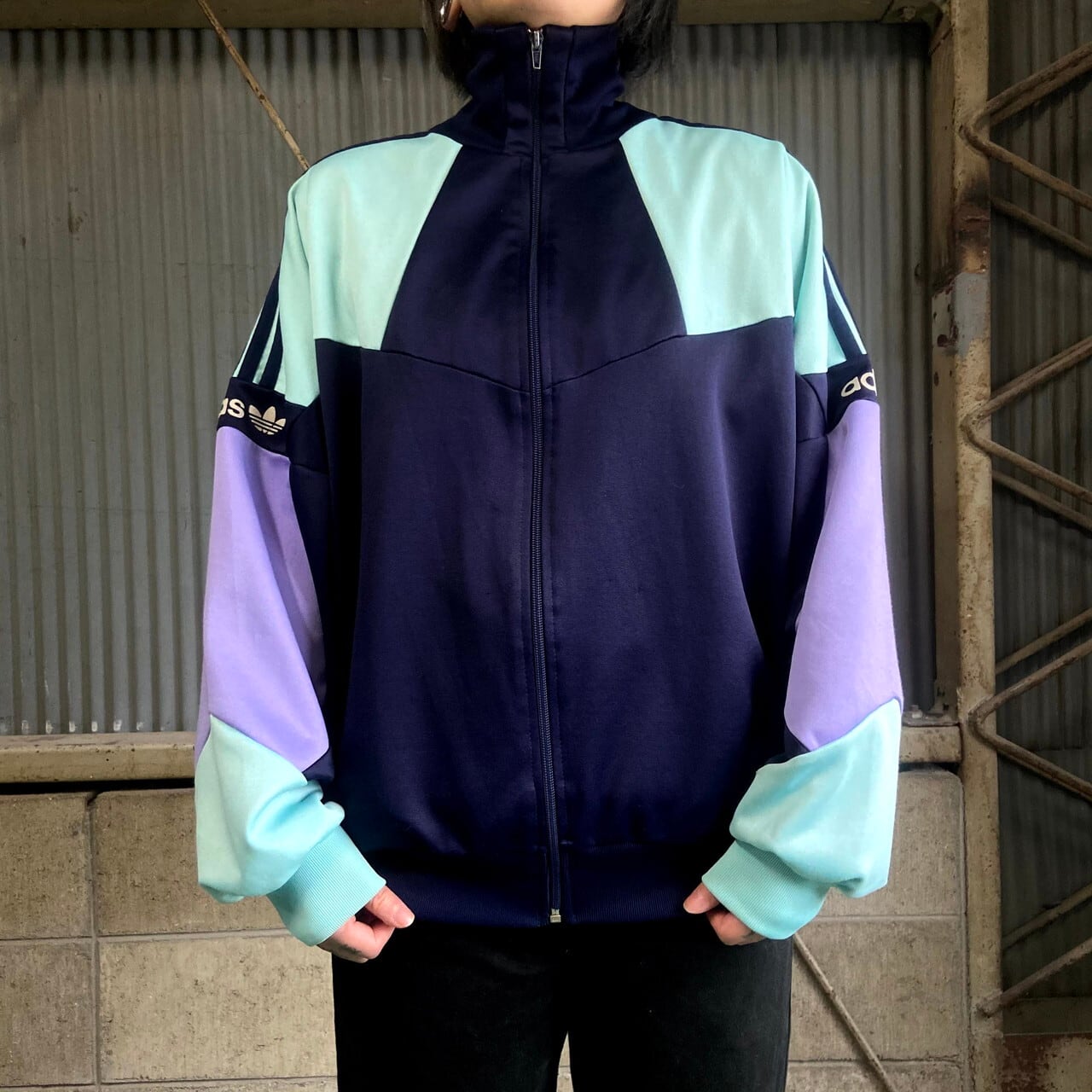 80年代 スペイン製 adidas アディダス トラックジャケット メンズXL 