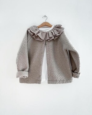 【baby】RAUMICE / Veste LISON Bouclette (Beige) 26SS