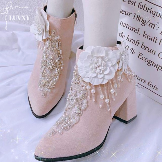 月灯りの約束 ― ビジュームードブーツ♥A40