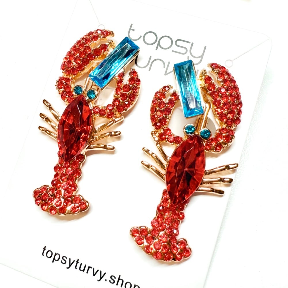 7【イヤリング】T22P321325 - Lobster Earrings | Topsy Turvy