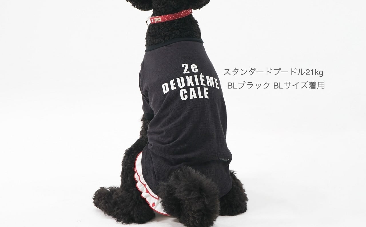 232068]【大型犬用】ワッフルTシャツ | 犬服ブランド 2e deuxieme cale