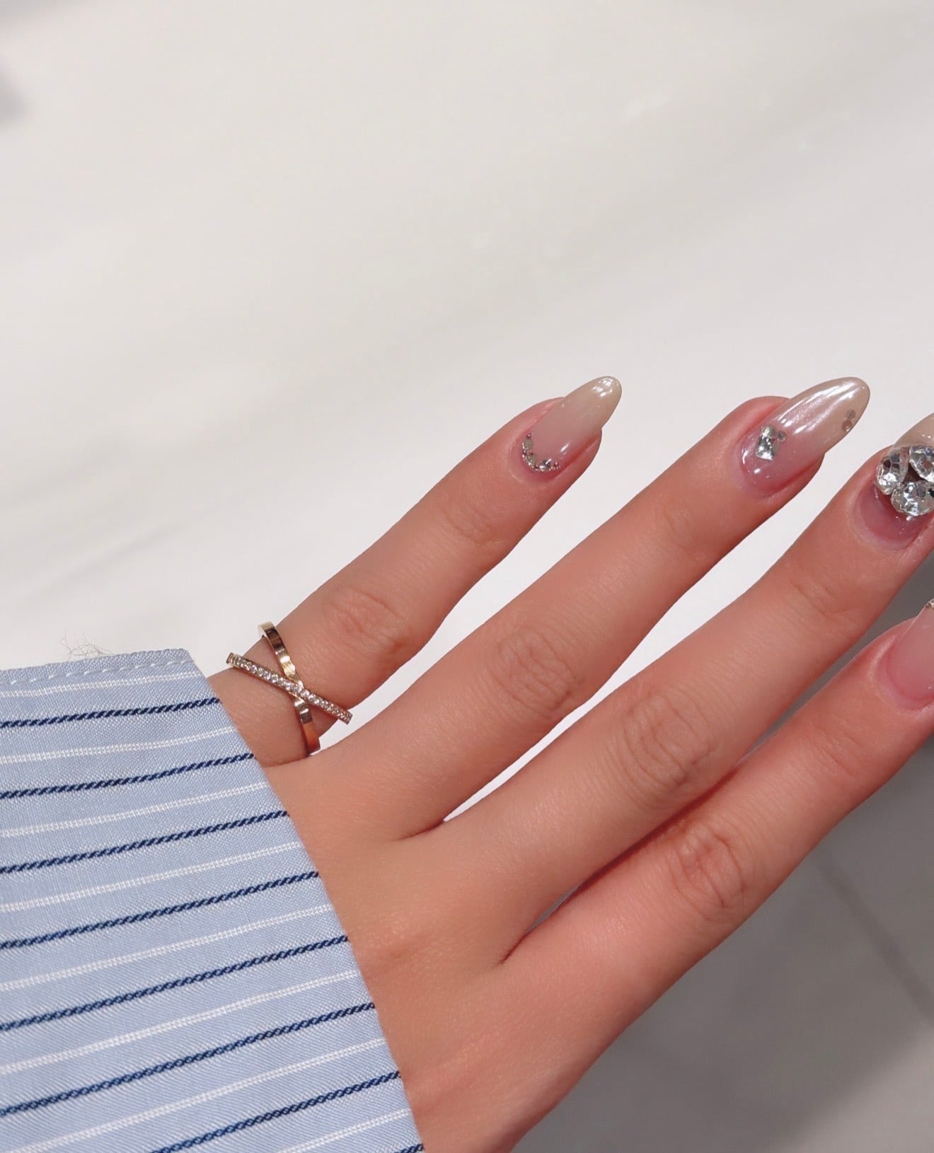X zirconia ring | SASSY ANGEL