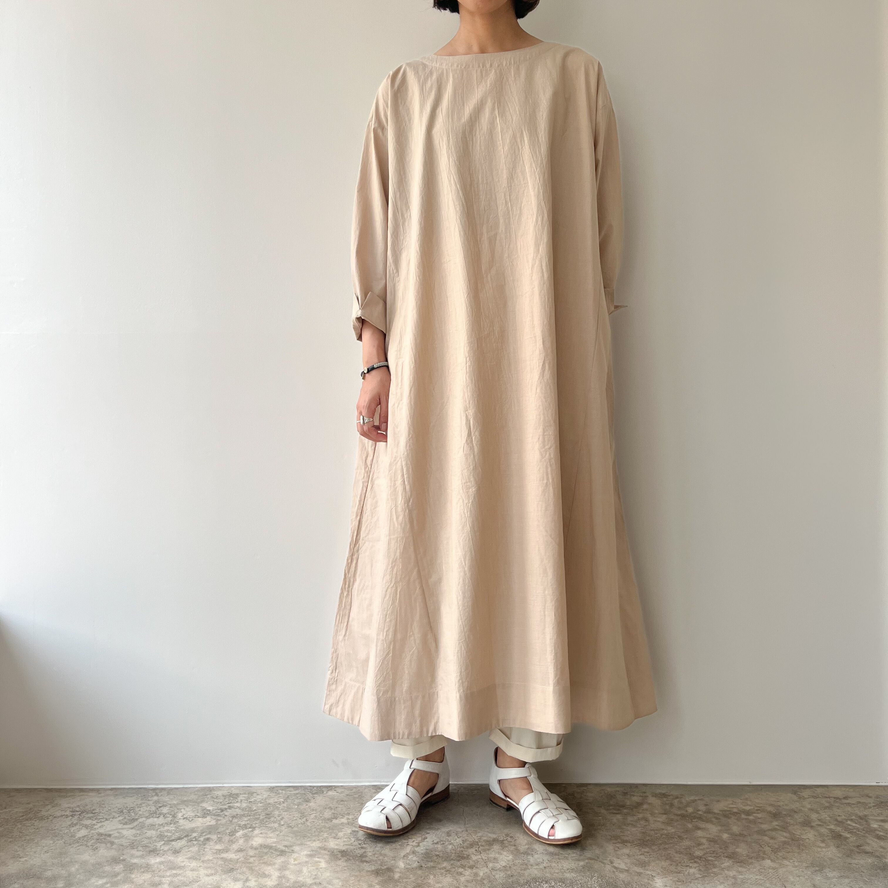 Yoli Boat neck onepiece サイズ② Beige