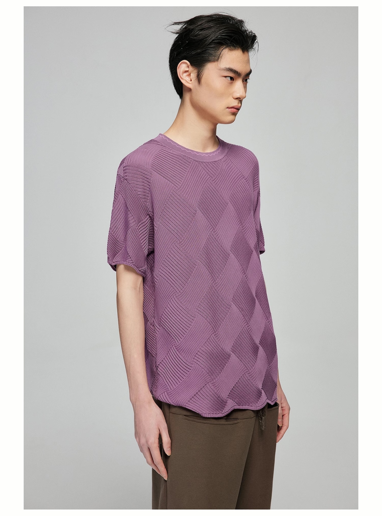 Simpleproject Textured Knit Tee