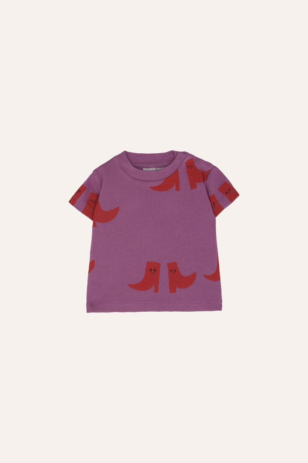 the campamento/HAPPY BOOTS ALLOVER BABY RIB TSHIRT
