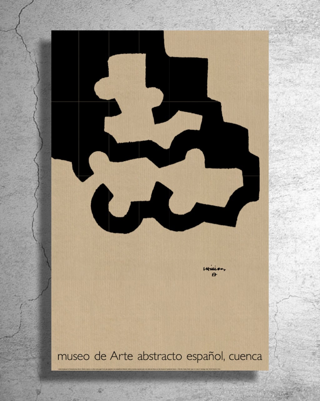 【現地完売品】画家『エドゥアルド・チリーダ』スペイン現代美術館制作ポスター