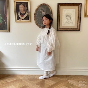 «sold out»«ジュニアサイズあり» jejeunosity ホワイトワンピース