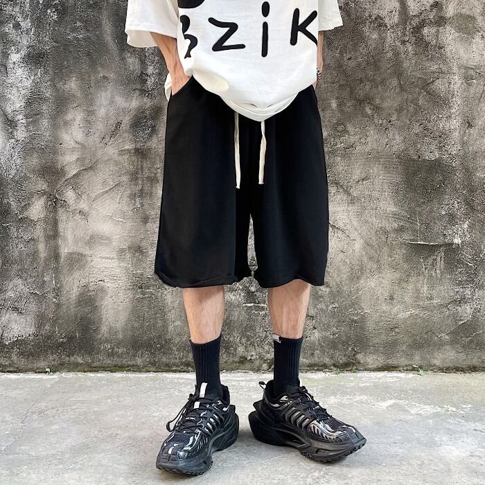 ルーズスタンダードパンツ レディースブラックカジュアルハイウェストウェスト レトロ ケッペル72814799922