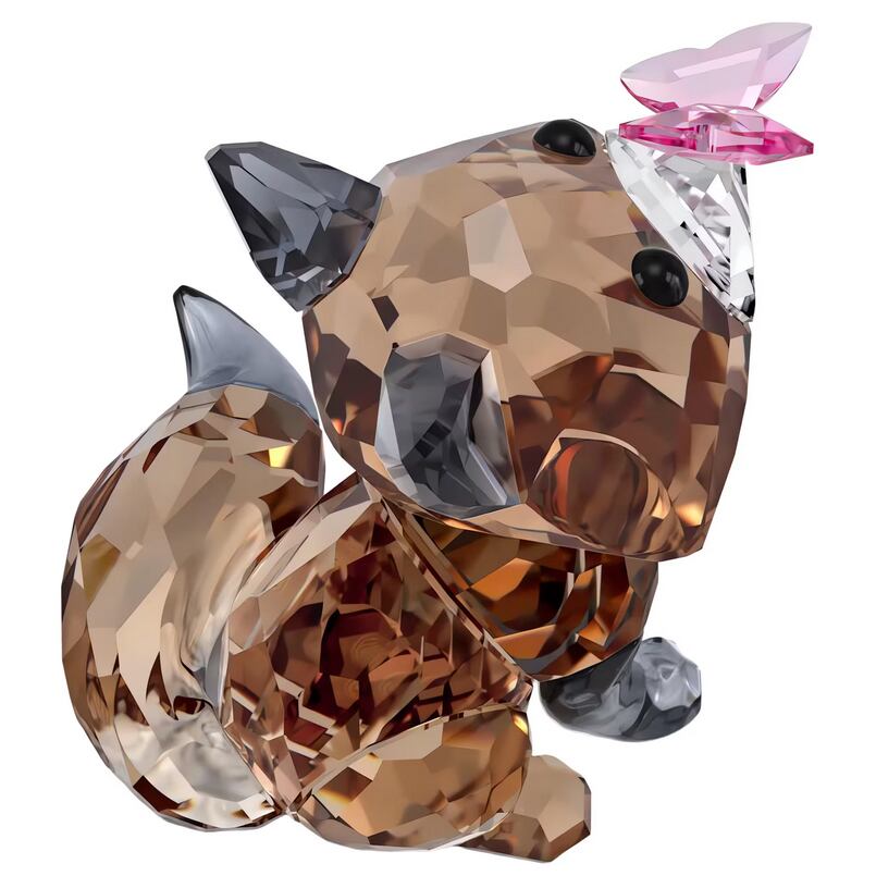 スワロフスキー 「Idyllia キツネとチョウ」 5701250 | スワロフスキー