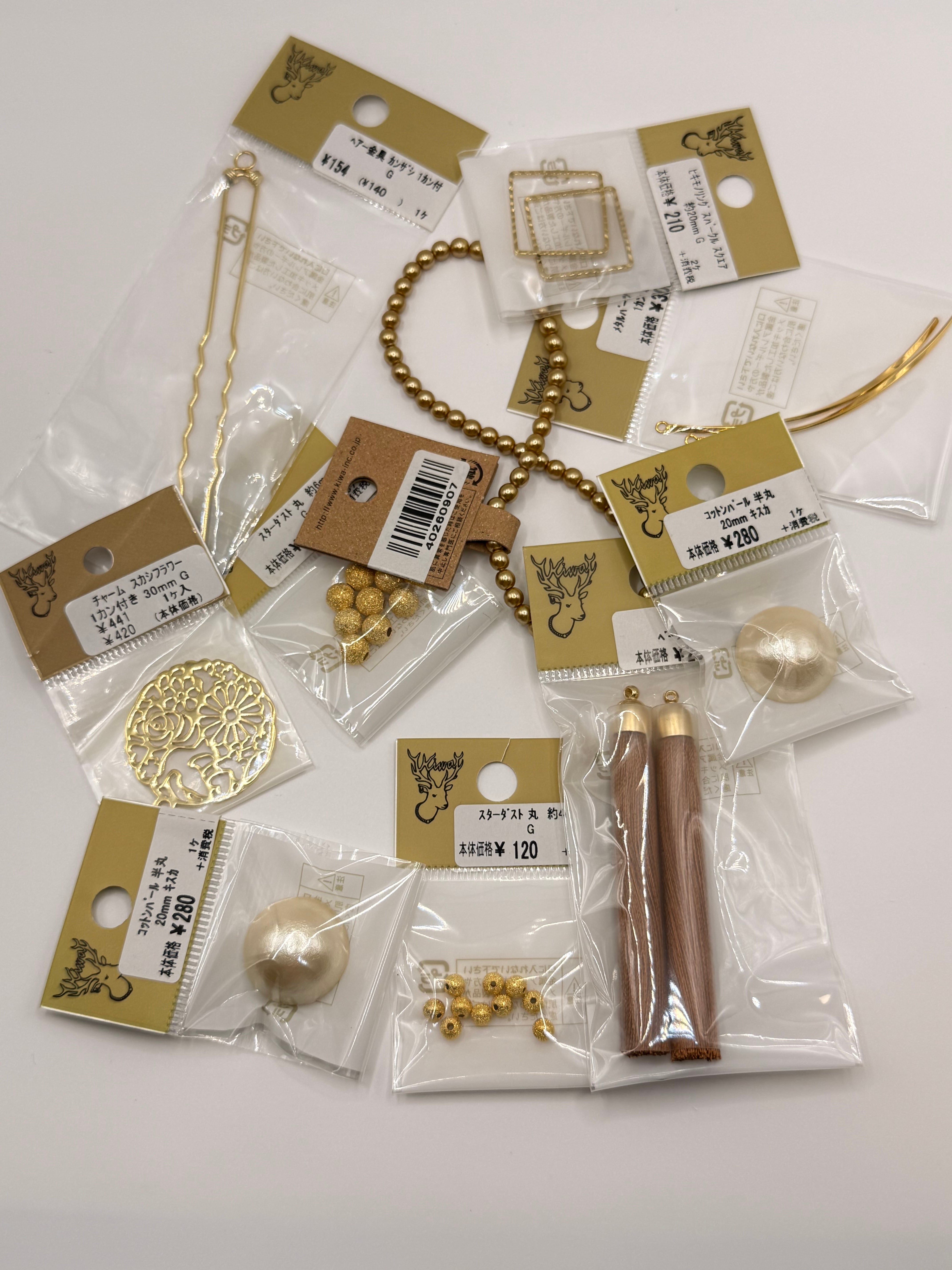 素材パーツ 詰め合わせ 60サイズ D18- 03005【リユース】貴和製作所 パーツ詰め合わせセット | SY.antique
