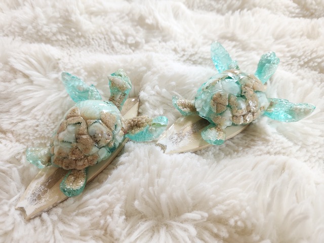 485.オーシャンレジンアート サーフィンホヌ