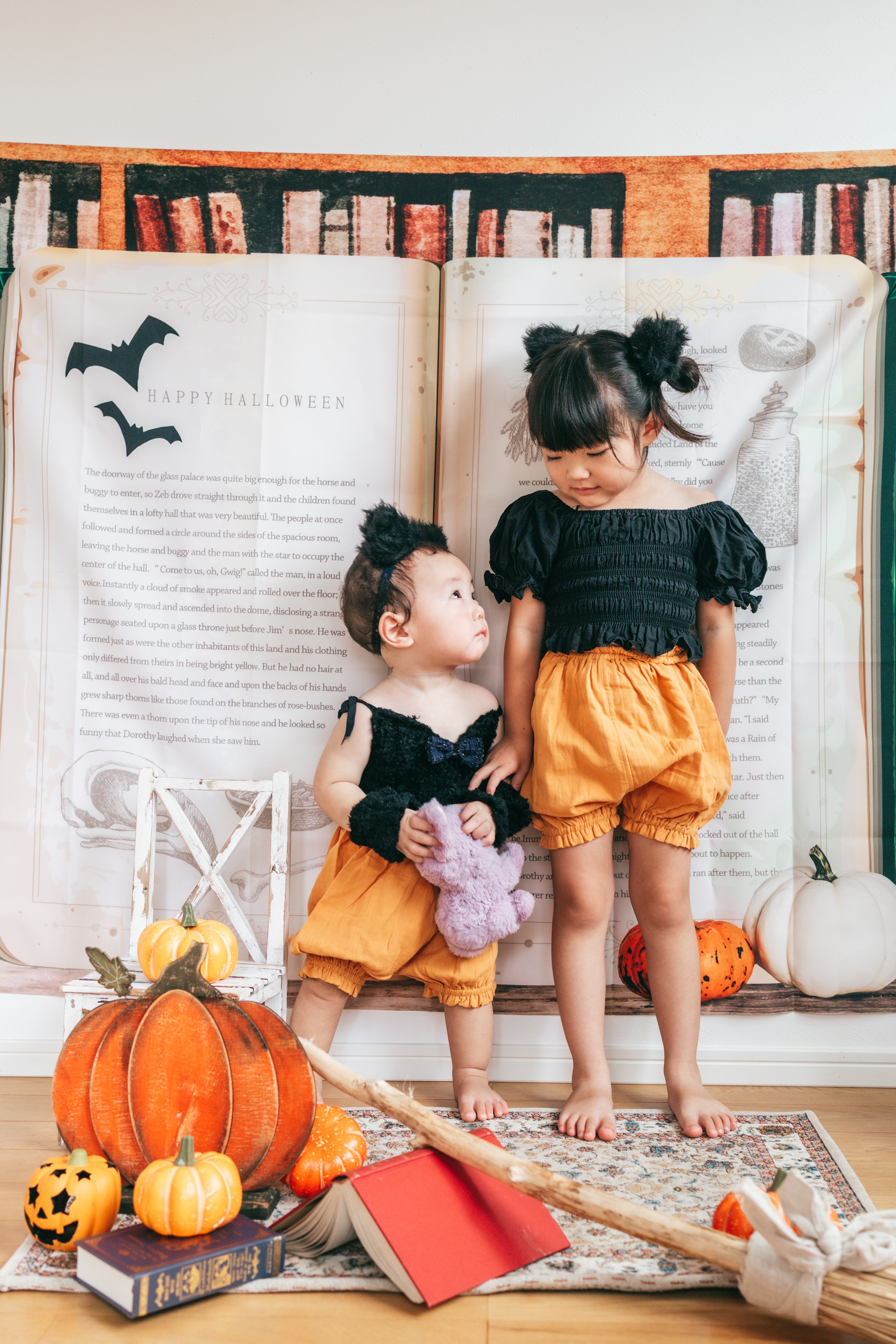 魔法の書マット｜おうち写真館・ハロウィン背景布・日本製 | toricomooo