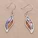 Silver925 コアウッド × アバロンシェル マイレリーフピアス