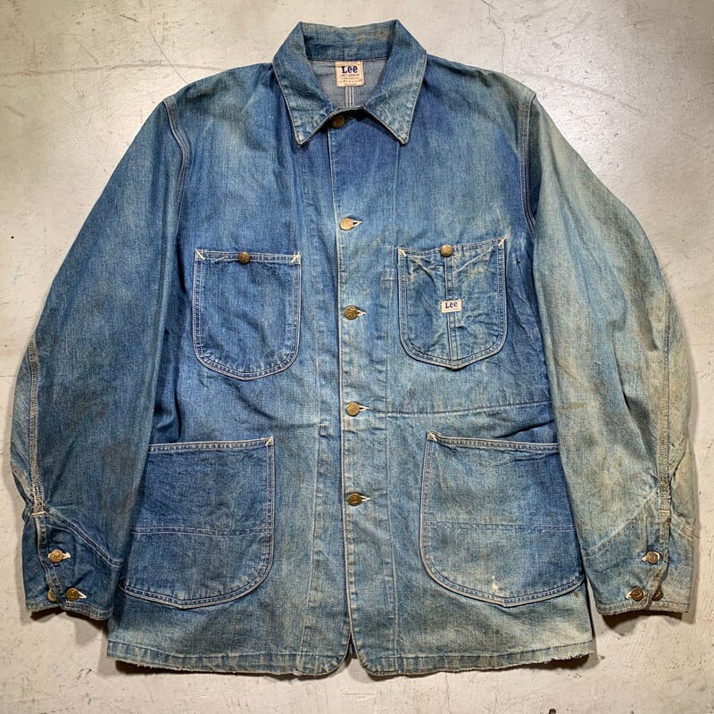 70s Lee デニム カバーオール ミントコンディション 濃紺 グッドサイズ