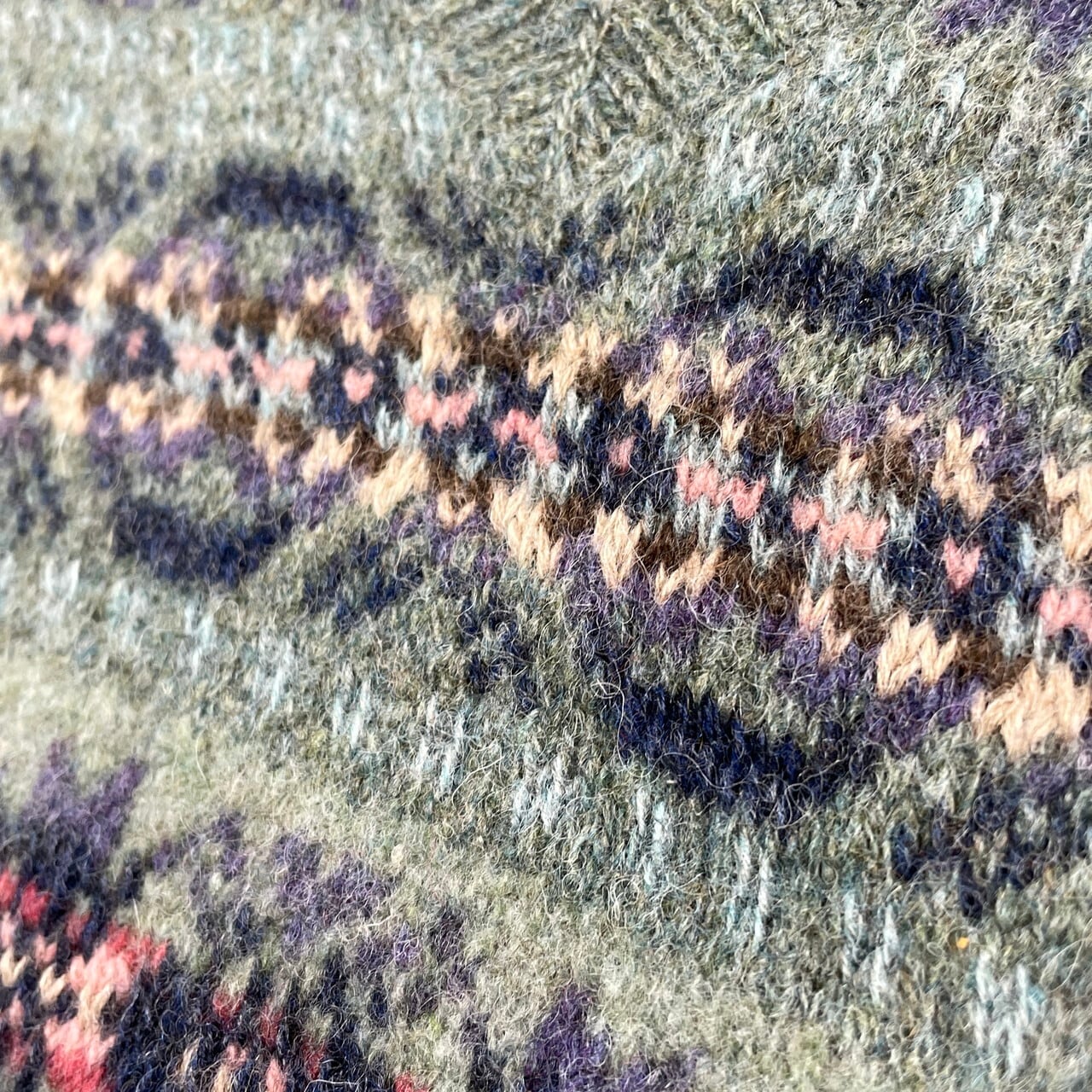 POLO RALPH LAUREN ポロラルフローレン フェアアイル柄 カシミア混