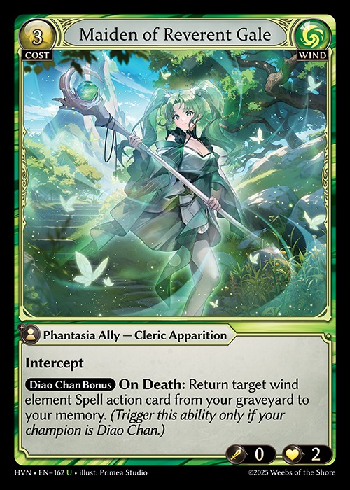 【HVN】：Maiden of Reverent Gale / HVN-162