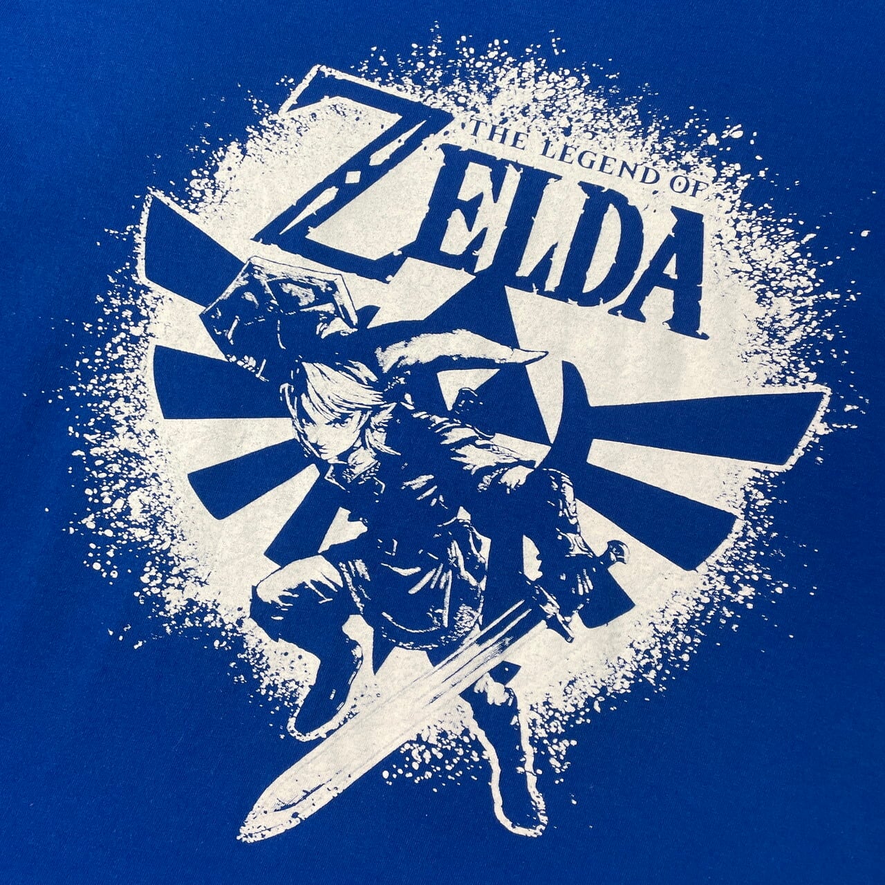 ゼルダの伝説 ゲーム キャラクター プリント Tシャツ メンズXL 古着