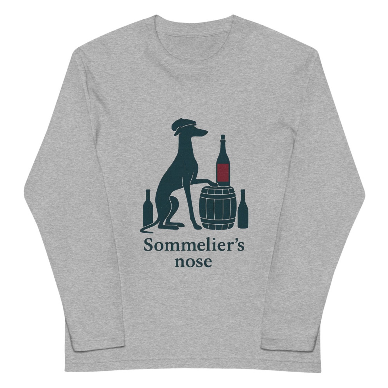 Sommelier’s nose ユニセックス長袖Tシャツ A0205