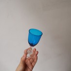 コバルトブルーのミニグラス