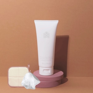 【セット割】ツルピカ洗顔セット Rico wash (洗顔) ＋スポンジ＋泡立てネット 3点セット