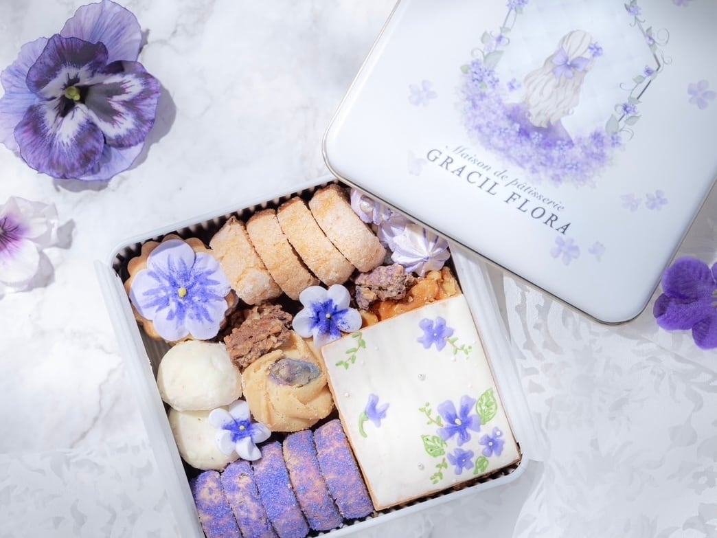 すみれのクッキー缶 | Maison de pâtisserie GRACIL FLORA