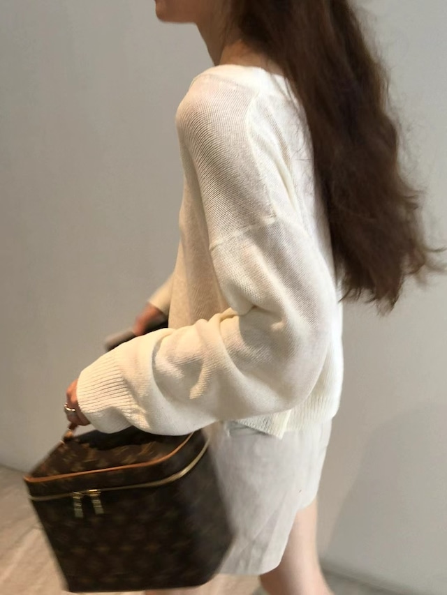 (OUNCE) paper sheer cardigan / 2color