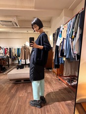 C&A ペールグリーンスラックス