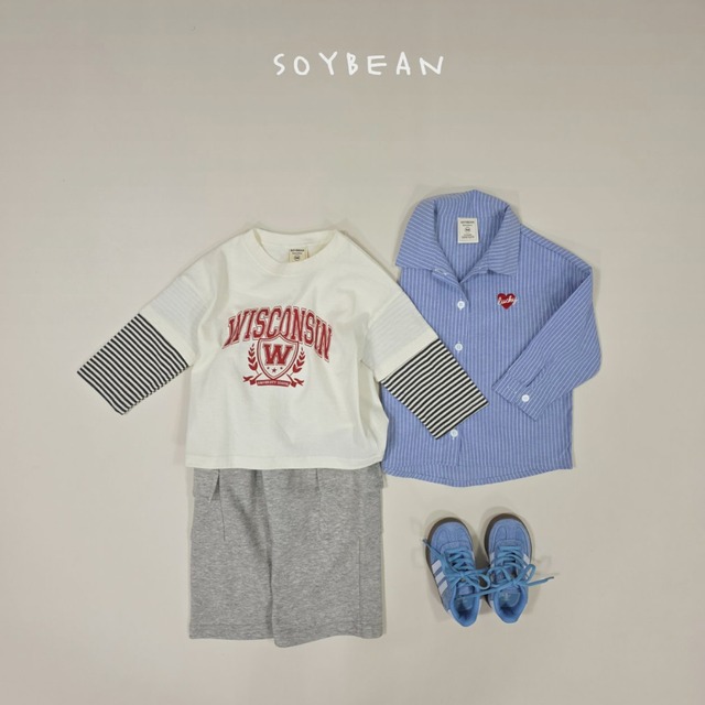 《送料無料》予約:ウィスコンレイヤードT【soybean】※ジュニアサイズ