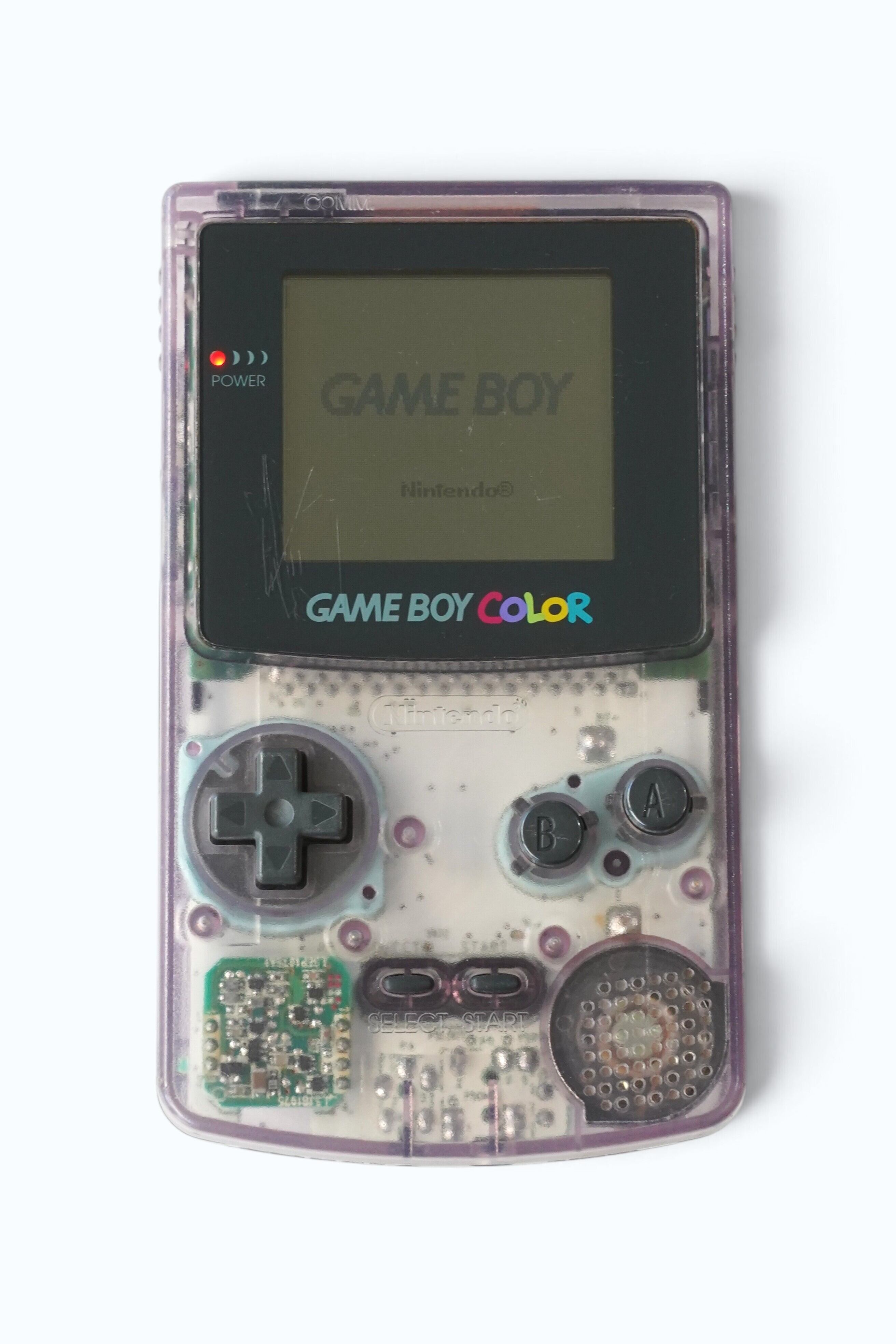 GAME BOY COLOR CGB-001 クリアパープル 1998年 任天堂