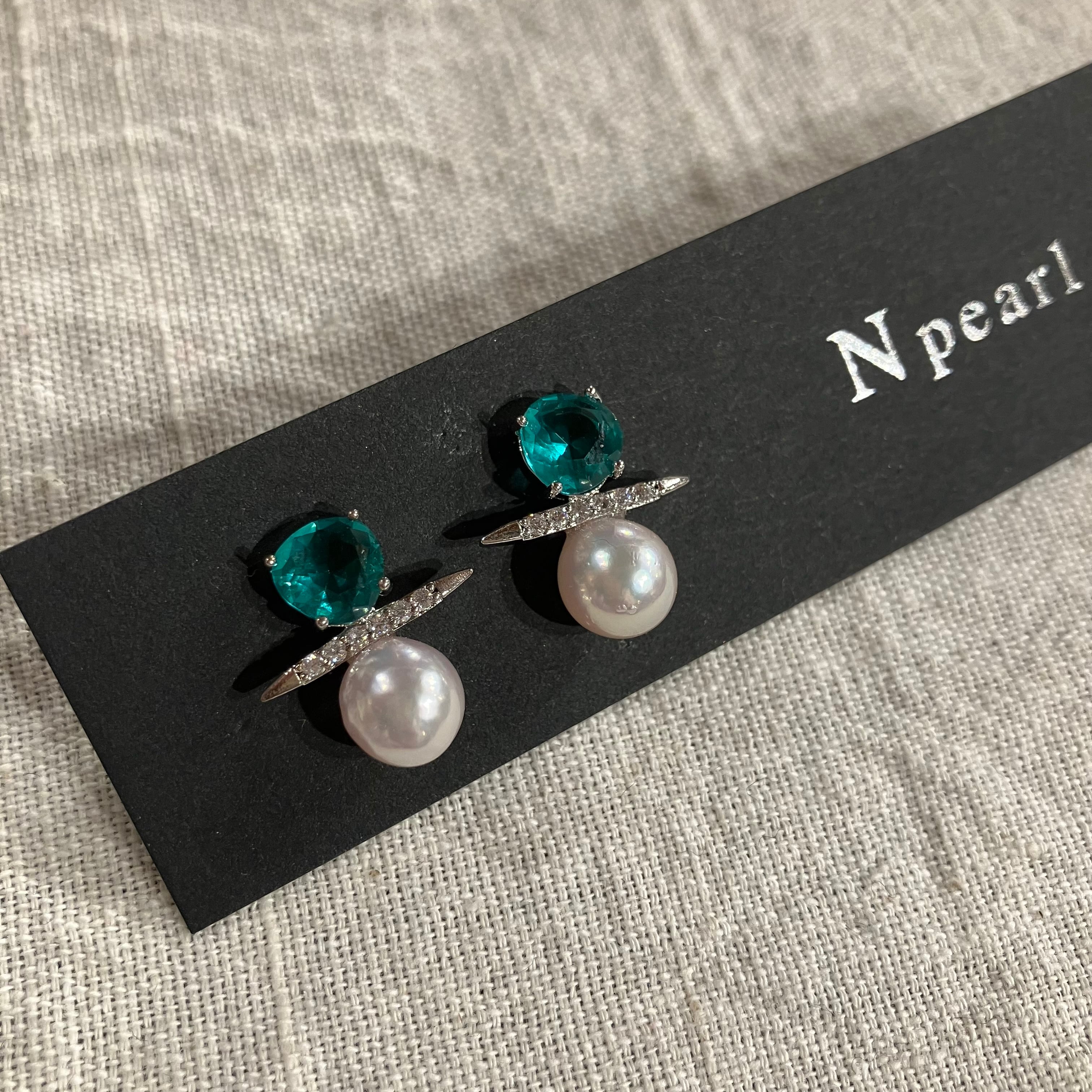 【1/25までのpop-up期間限定】愛媛宇和島産 本真珠 パールピアス N pearl