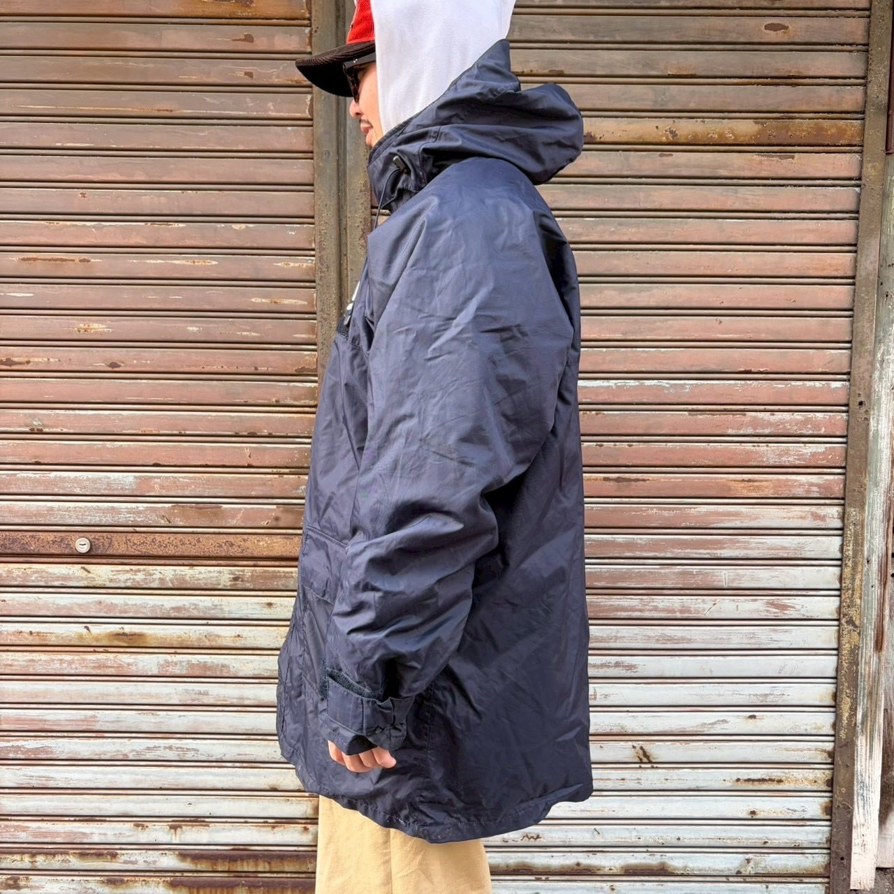 00s フランス軍 実物 デッキジャケット デッキパーカー ネイビー XL