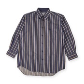 LANVIN COLLECTION ランバン ストライプ BD ボタンダウン 長袖シャツ M/メンズ