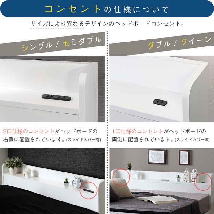 シングル】 ベッド フレームのみ シングルサイズ 引き出し収納 棚付き