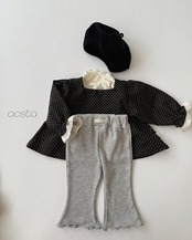 韓国子供服 / 26Autumn / Aosta / ゼリーワッフルパンツ / 秋服 *S~XXL*