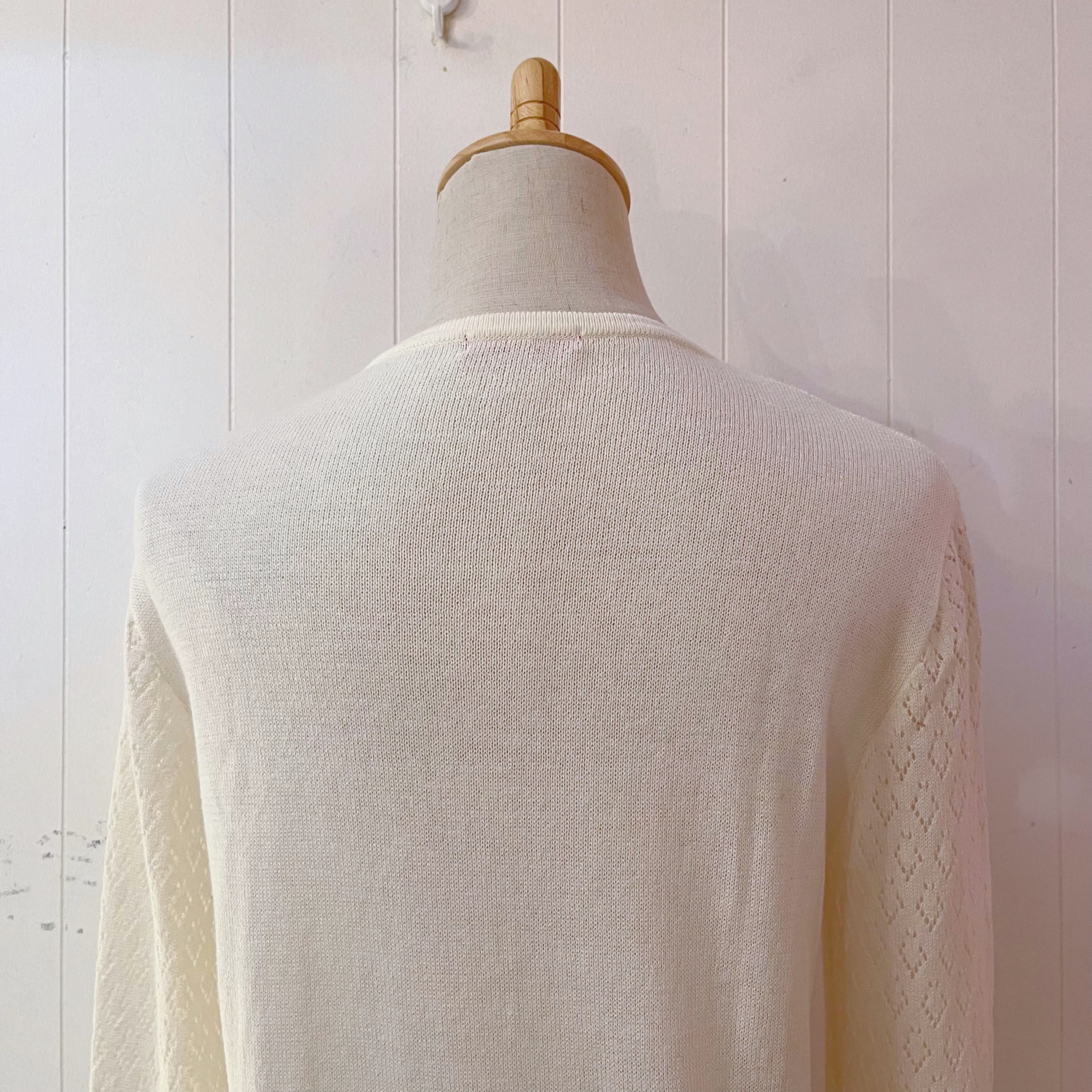 blue gingham check button cardigan