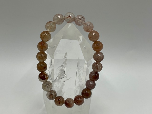 スタンダードブレスレット（レッドルチルクォーツ）