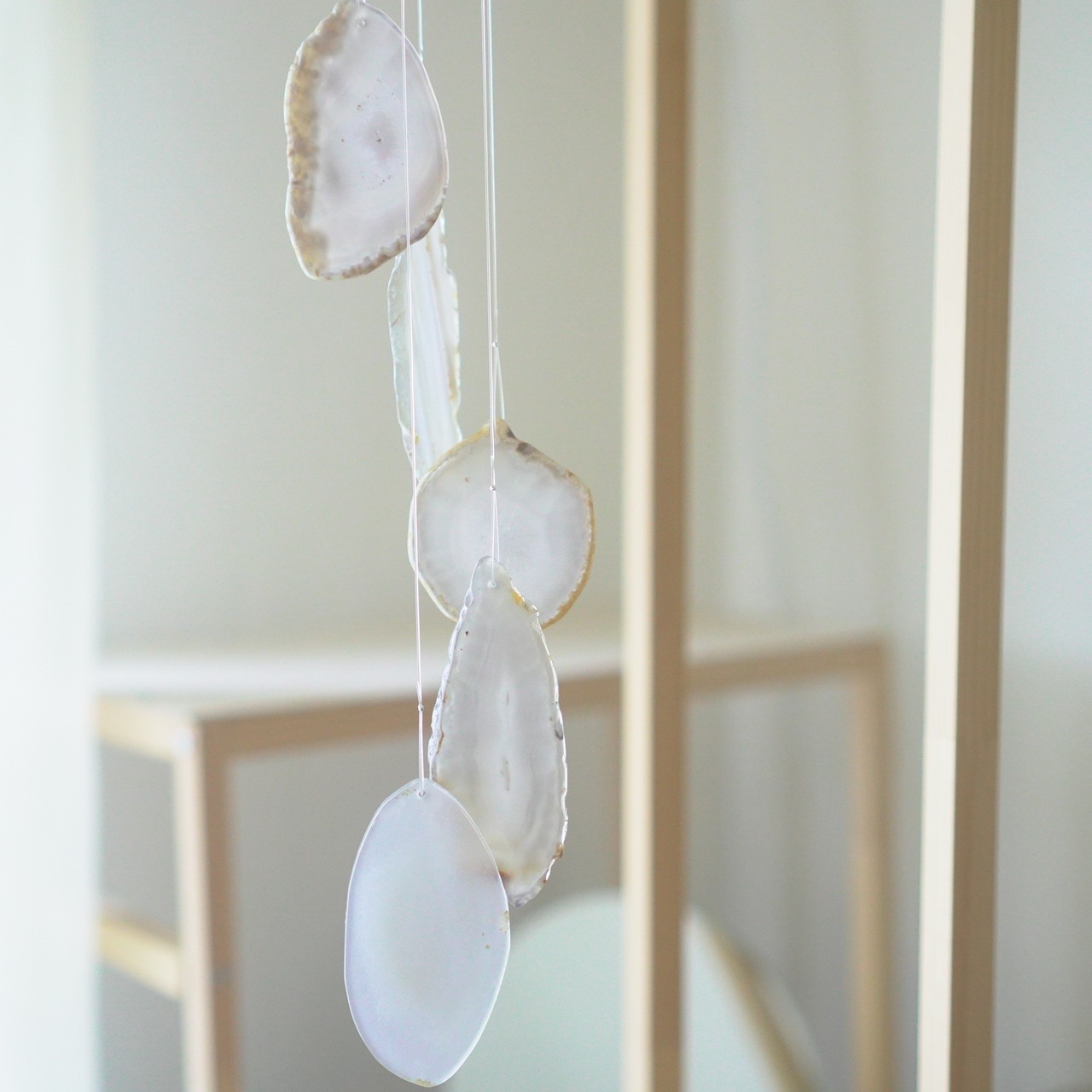 Crystal Snow 02 - アゲートヒーリングチャイム / Agate Sun Catcher Wind Chime 623