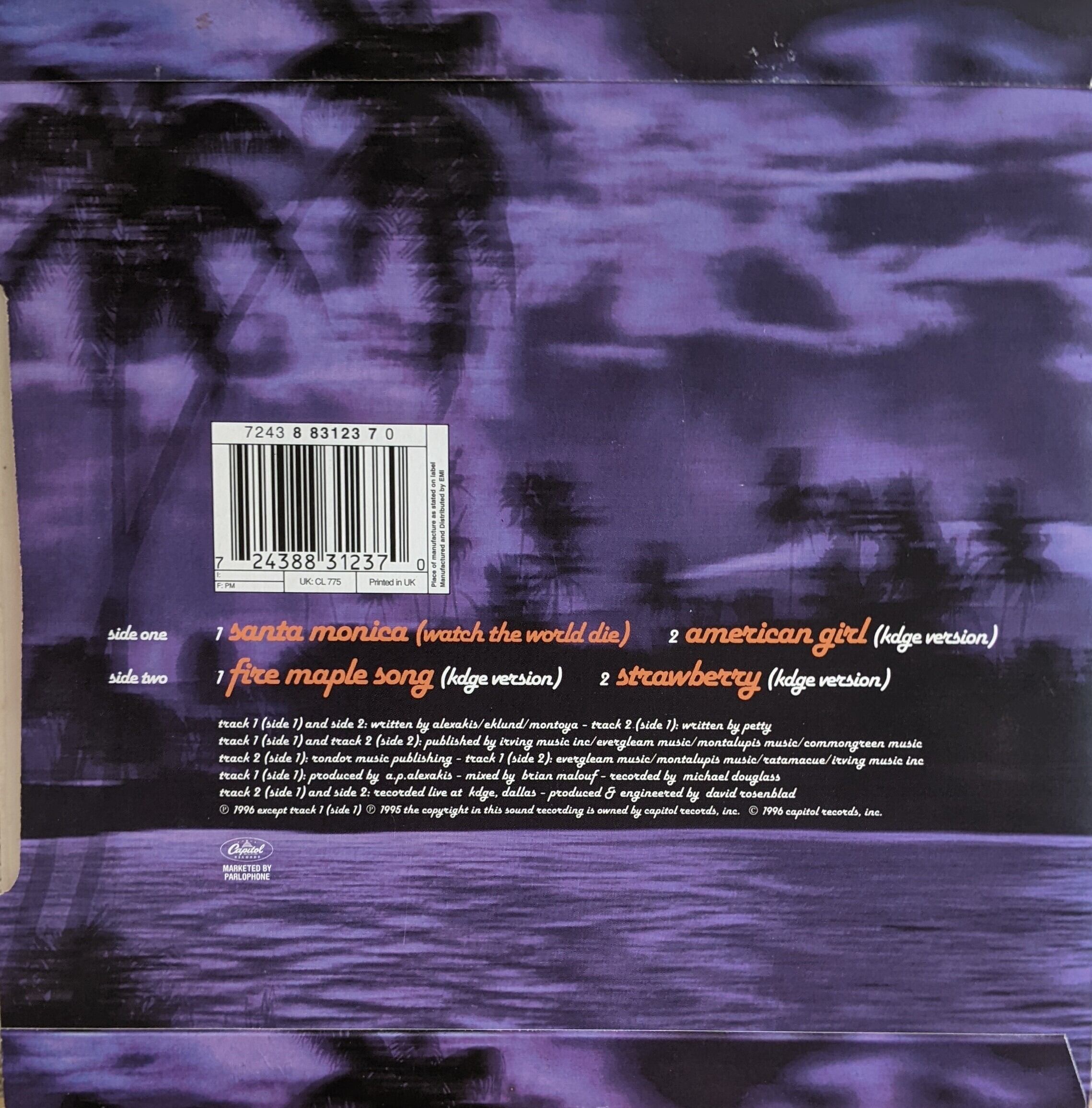 everclear／santa monica（7inch） HOTDOG RECORD