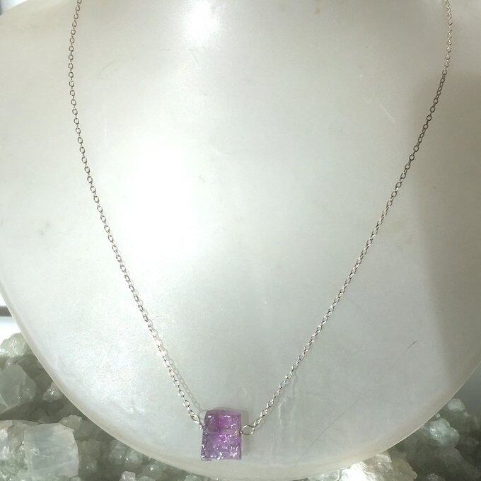 【一点物】✦2月の誕生石✦⋆.· Natural Beauty ― SV925リバーシブルのアメジストネックレス⋆.·✦
